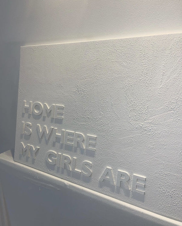 'HOME IS WHERE MY BOYS/GIRLS ARE' Canvas