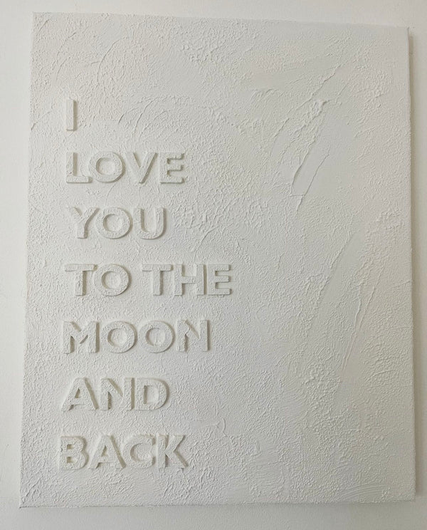 'I LOVE YOU TO THE MOON AND BACK' Canvas