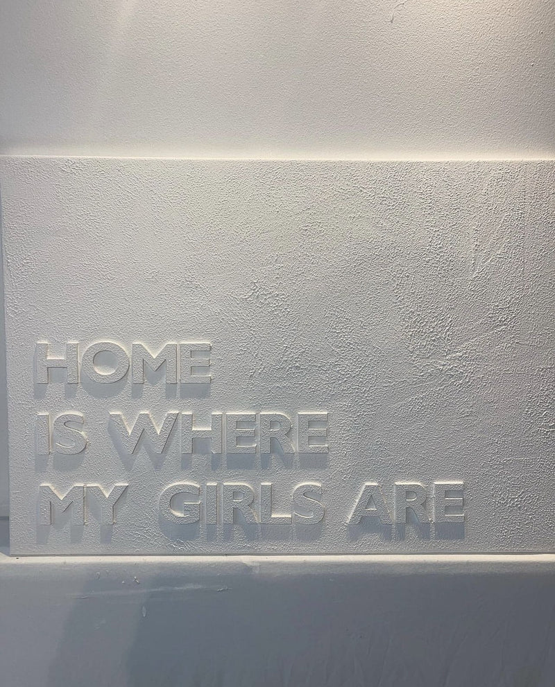 'HOME IS WHERE MY BOYS/GIRLS ARE' Canvas